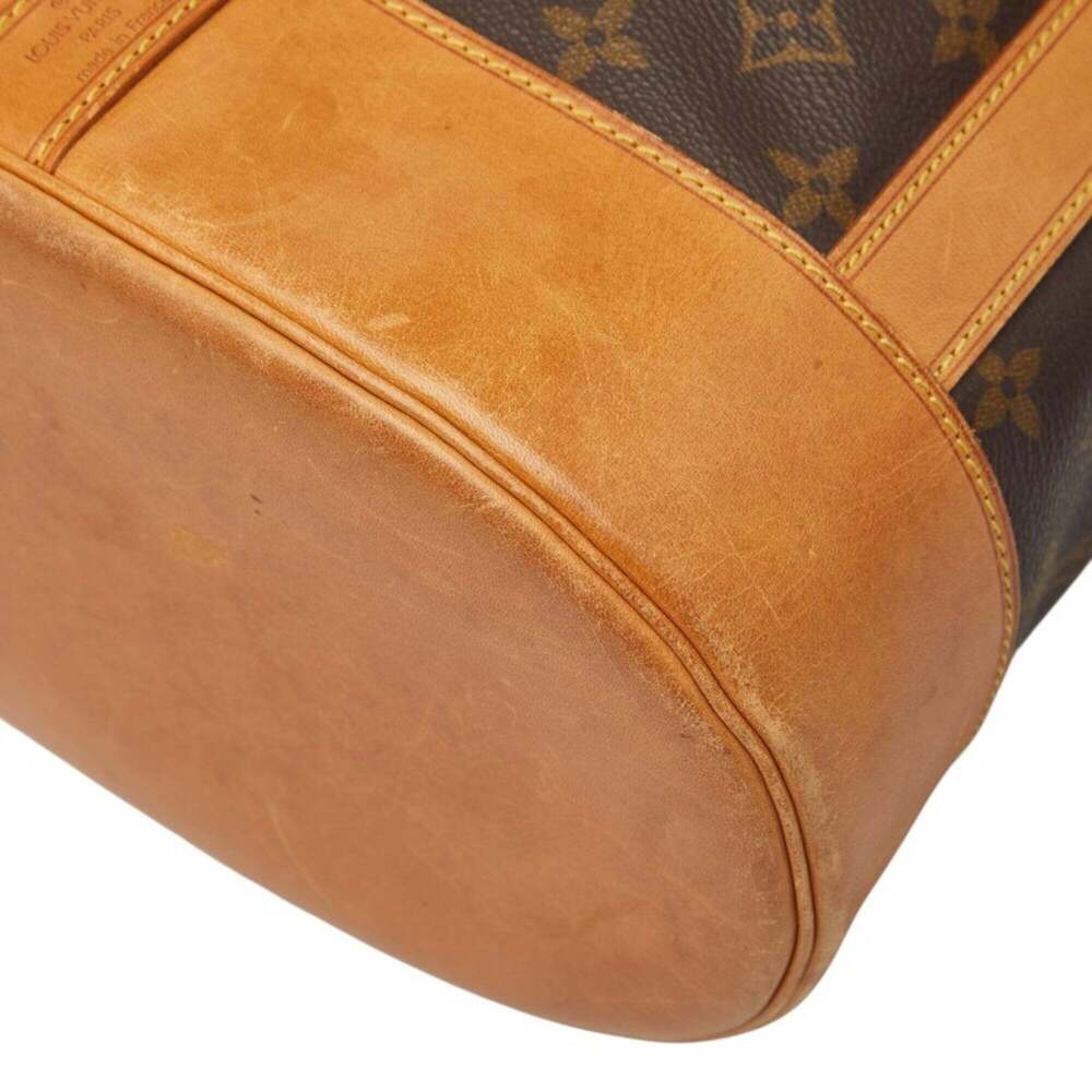 LOUIS VUITTON Authentic Brown Monogram Leather Shoulder Bag - Picture 4 of 11